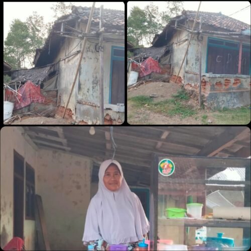 MUSTANIROH TINGGAL SEBATANG KARA DI USIA SENJA BERTAHAN DI RUMAH RAPUH MENANTI ULURAN KEPEDULIAN PEMERINTAH