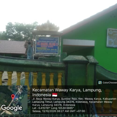 Diduga Minim Transparansi, Revitalisasi TK Darul Ulum 2 Waway Karya Disorot 