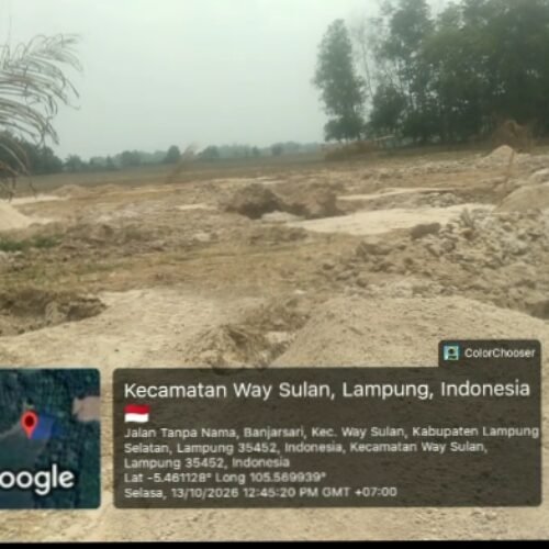LEGALITAS DIPERTANYAKAN, AKTIVITAS TAMBANG PASIR DI BANJARSARI WAY SULAN JADI SOROTAN