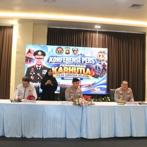 Lindungi Lingkungan dan Masyarakat, Polda Sumsel Perkuat Penindakan serta Pencegahan Karhutla