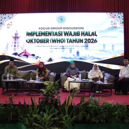 Dukung WHO 2026, LPPOM MUI Lampung Dorong Percepatan Sertifikasi Halal Pelaku Usaha