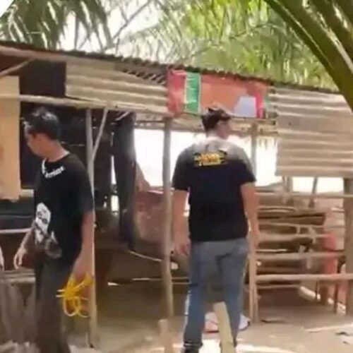 Polres Lampung Tengah Gerebek Dua Gubuk Diduga Jadi Lokasi Narkoba, Dua Pria Ditangkap dan 7,4 Gram Sabu Disita