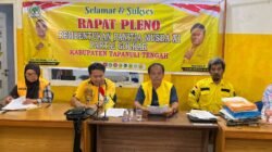 DPD GOlkar Tapteng Rapat Pleno Panitia Pembentukan Muda XI