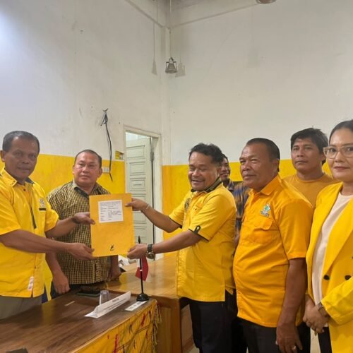 Bakal Calon Tunggal, Joneri Sihite Resmi Daftar Bakal Calon Ketua DPD Partai Golkar Tapteng