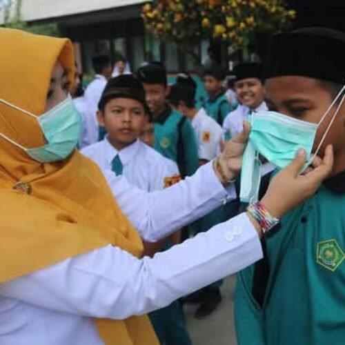Pembagian masker terhadap karhutla di wilayah Ogan Ilir tahun 2026