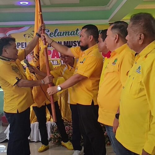 Andar Harahap Resmi Buka Musda XI Golkar Tapteng, Joneri Sihite Terpilih Secara Aklamasi