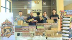 Polres Tubaba Ungkap Dugaan Peredaran Rokok Ilegal, Dua Pria Diamankan