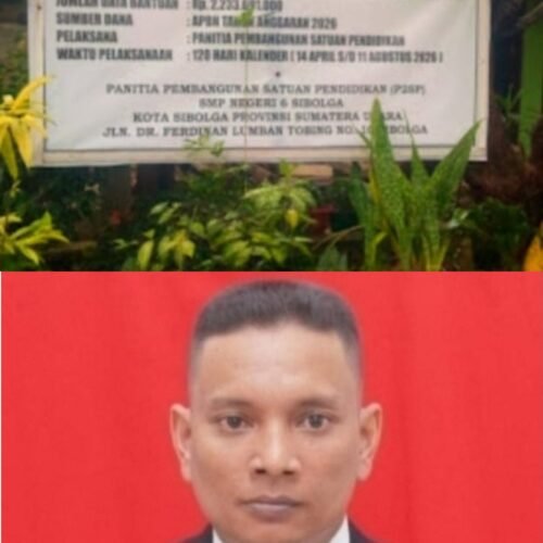 Wakil Ketua DPP ASWAL Augustine Steven Sitorus, SE, Desak Transparansi, Audit Menyeluruh, Pengawasan Masyarakat terhadap Dana Revitalisasi SD, SMP, SMA, dan SMK di Kota Sibolga