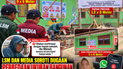 RAB dan Fisik Bangunan Diduga Berbeda, Kepala PAUD Tunas Bangsa II Bungkam Saat Dikonfirmasi Media