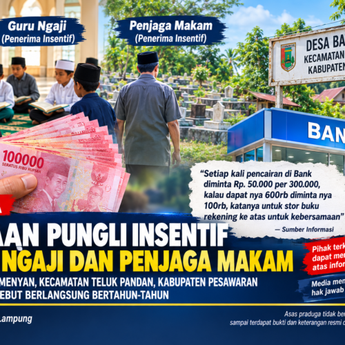 Dugaan Pungutan Insentif Guru Ngaji dan Penjaga Makam di Batu Menyan Mencuat, Disebut Berlangsung Bertahun-tahun