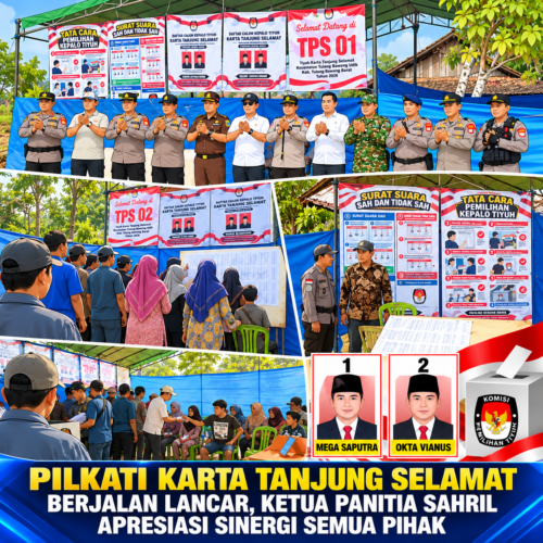Pilkati Karta Tanjung Selamat Berjalan Aman, Ketua Panitia Sahril Apresiasi Sinergi Seluruh Pihak