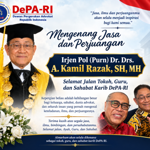 Mengenang Jasa dan Perjuangan Irjen Pol (Purn) Dr. Drs. A. Kamil Razak, SH, MH: Selamat Jalan Tokoh, Guru, dan Sahabat Karib DePA-RI