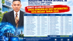 Augustine Steven Sitorus, SE, Wakil Ketua DPP ASWAL Soroti Sejumlah Kegiatan Dinas Komunikasi dan Informatika Kota Medan Tahun 2025 Rp. 45,9 Milyar