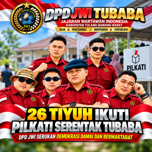 26 Tiyuh Ikuti Pilkati Serentak Tubaba, DPD JWI Serukan Demokrasi Damai dan Bermartabat