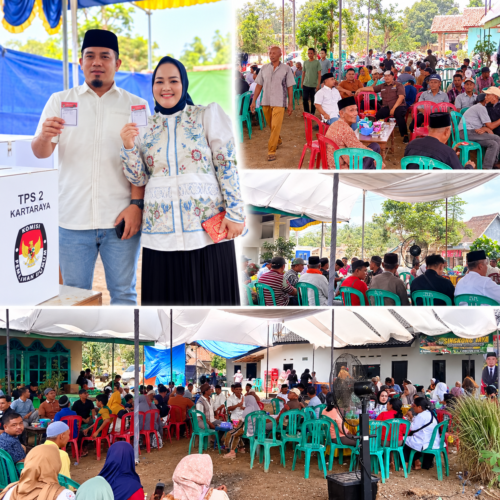 Usai Mencoblos dan Kunjungi TPS, Dedi Sopyan Nomor Urut 02 Gelar Open House, Ratusan Warga Kartaraya Hadir