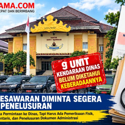 SEMBILAN KENDARAAN DINAS PEMKAB PESAWARAN BELUM DIKETAHUI KEBERADAANNYA, BPK CATAT NILAI PEROLEHAN RP159,8 JUTA