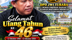 DPD JWI TUBABA Sampaikan Ucapan Selamat Ulang Tahun ke-46 kepada Umar Ahmad, Berharap Terus Berkontribusi bagi Daerah