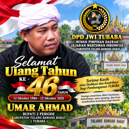 DPD JWI TUBABA Sampaikan Ucapan Selamat Ulang Tahun ke-46 kepada Umar Ahmad, Berharap Terus Berkontribusi bagi Daerah