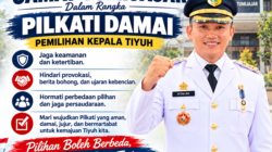 Camat Tumijajar Ajak Masyarakat Sukseskan Pilkati Damai, Perbedaan Pilihan Jangan Merusak Persaudaraan
